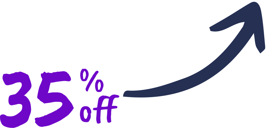 35% Rabatt auf Jährliche Zahlung