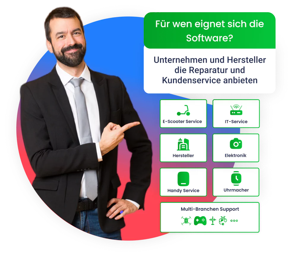 Für wen ist RepairCMS und Lexware office